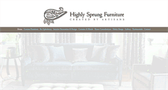 Desktop Screenshot of highlysprung.com.au